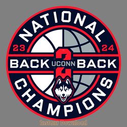 circle national champions uconn huskies back 2 back svg