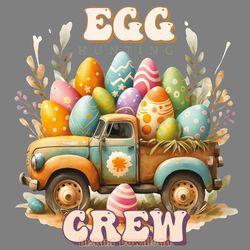 egg hunting crew - easter sublimation digital download files