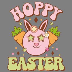 groovy hoppy easter sublimation design digital download files