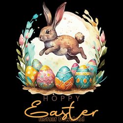 hoppy easter png sublimation design digital download files