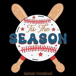 tis the season - baseball sublimation digital download files