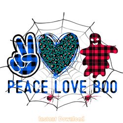 peace love boo sublimation svg digital download files