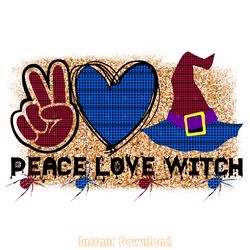 peace love witch sublimation svg digital download files