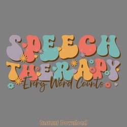 rtero speech therapy svg png digital download files