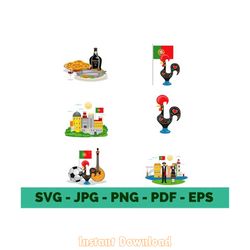 portugal rooster svg portugal svg bundle portugal wine svg