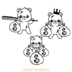 money clipart digital download files