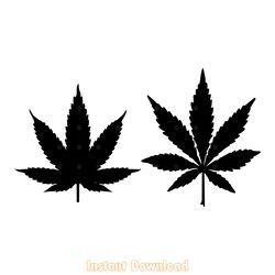 pot leaf svg weed leaf svg marijuana svg cannabis leaf svg