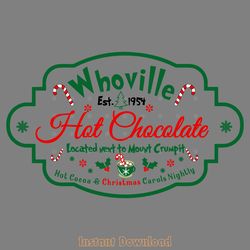 whoville hot chocolate svg digital download files