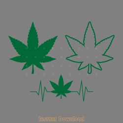 marijuana leaf svg digital download files