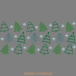 christmas tree glass can wrap svg digital download files