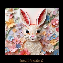 cute bunny easter png 20 oz skinny digital download files