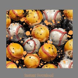 seamless dirty baseball sublimation png digital download files