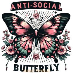 anti-social butterfly png jesus png digital download files