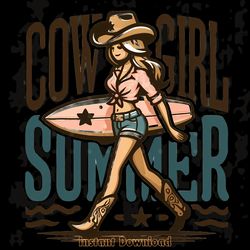 cowgirl summer png western summer png digital download files