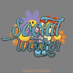social worker png design digital download files
