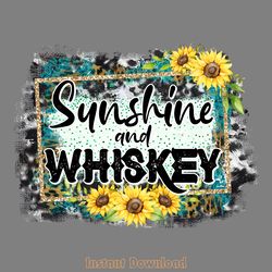 country png sunshine and whiskey cowhide