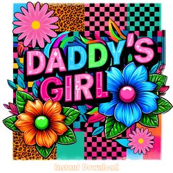 daddy's girl png sublimation design down