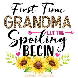 grandma png first time grandma sub digital download files