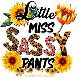 little miss sassy pants png sublimation digital download files