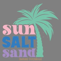 sun salt sand svg design digital download files