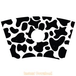 cow full wrap venti cold cup 24 oz svg digital download files