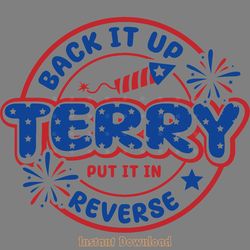 back it up terry put it in reverse svg digital download files