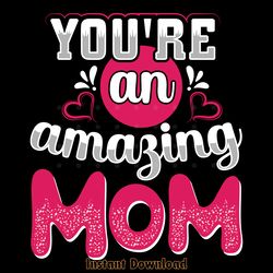 mother's day mom pink t-shirt design digital download files