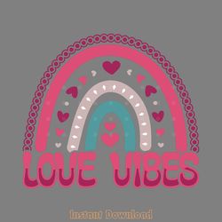 loved vibes rainbows t-shirt design digital download files