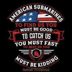 american submarine t-shirts design digital download files