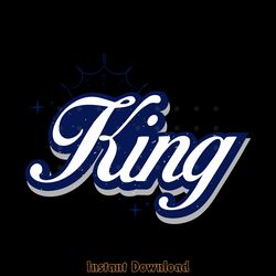 king couple typography t-shirt design digital download files