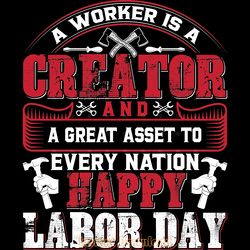 a worker is a creator t-shirt design digital download files