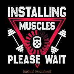 gym installing tshirt design graphic pod