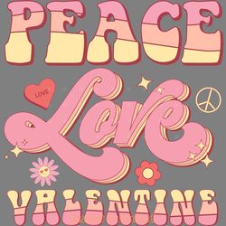 peace love valentine png sublimation digital download files