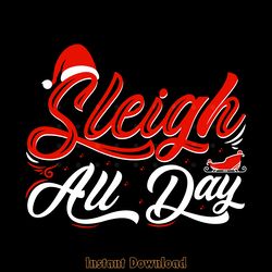 santa sleigh christmas t-shirt design digital download files