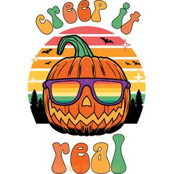 creep it real halloween sublimation png digital download files