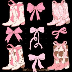 coquette aesthetic cowgirl png digital download files