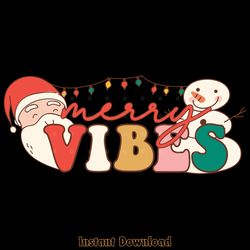 merry vibes sublimation png digital download files