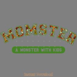 momster a monster with kids png digital download files
