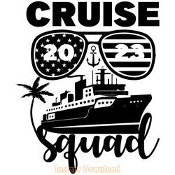 cruise squad 2023 funny summer beach usa