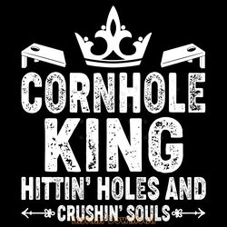 cornhole king hitting and holes crushin'