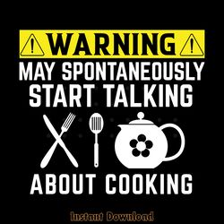 warning may spontaneously start cooking digital download files