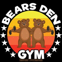 bears den gym digital download files