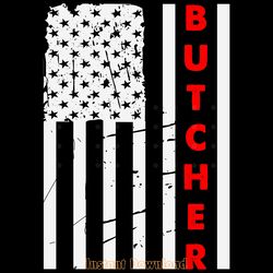 american flag butcher butchering digital download files