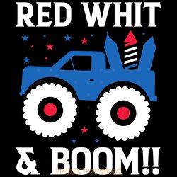 4th of july tractor red white digital download files