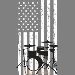drummer american flag drummer set digital download files