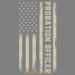 probation officer american flag digital download files