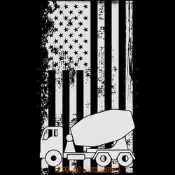 american flag with truck driver gift digital download files
