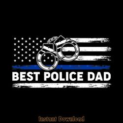 american flag best police dad policeman digital download files