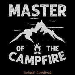 camping tshirt design master camper fire