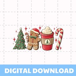 christmas coffee gingerbread png